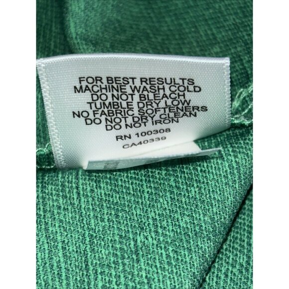 Peter Millar Green Sleeveless Vest Women's Medium Summer Golf Top Full Front Zip - Picture 8 of 9